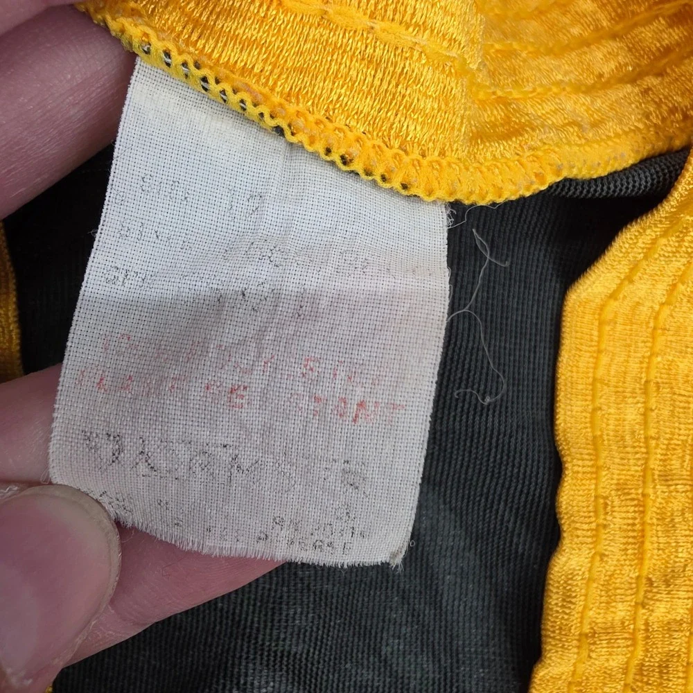 Vintage Kids Karate Dragon Jacket Black Yellow Martial Arts Uniform Youth Large